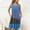 Blue, variant on Fnooota Women's Nightgowns & Sleepshirts, Pleated Soft Sleeveless Casual Summer Dresses Blue Size 2XL