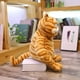 thumbnail image 5 of Gran gato naranja de peluche, juguetes de peluche, almohada suave para abrazar, gato atigrado amarillo, muñecos de gatito realistas, regalos de cumpleaños de Navidad (solo para mayores de 14 años)   JM, 5 of 5