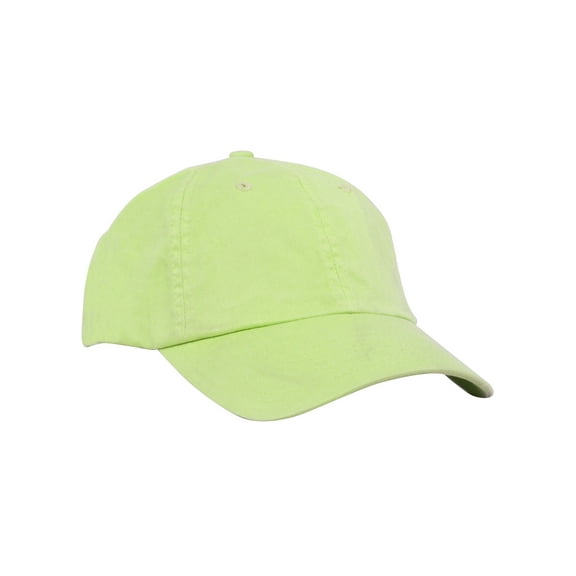Low Profile Dyed Cotton Twill Cap - Apple Green