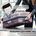 thumbnail image 3 of Luggage Handle Wrap for Suitcase 4 Pack Luggage Tag Identifiers for Travel Accessories Purple Block, 3 of 6