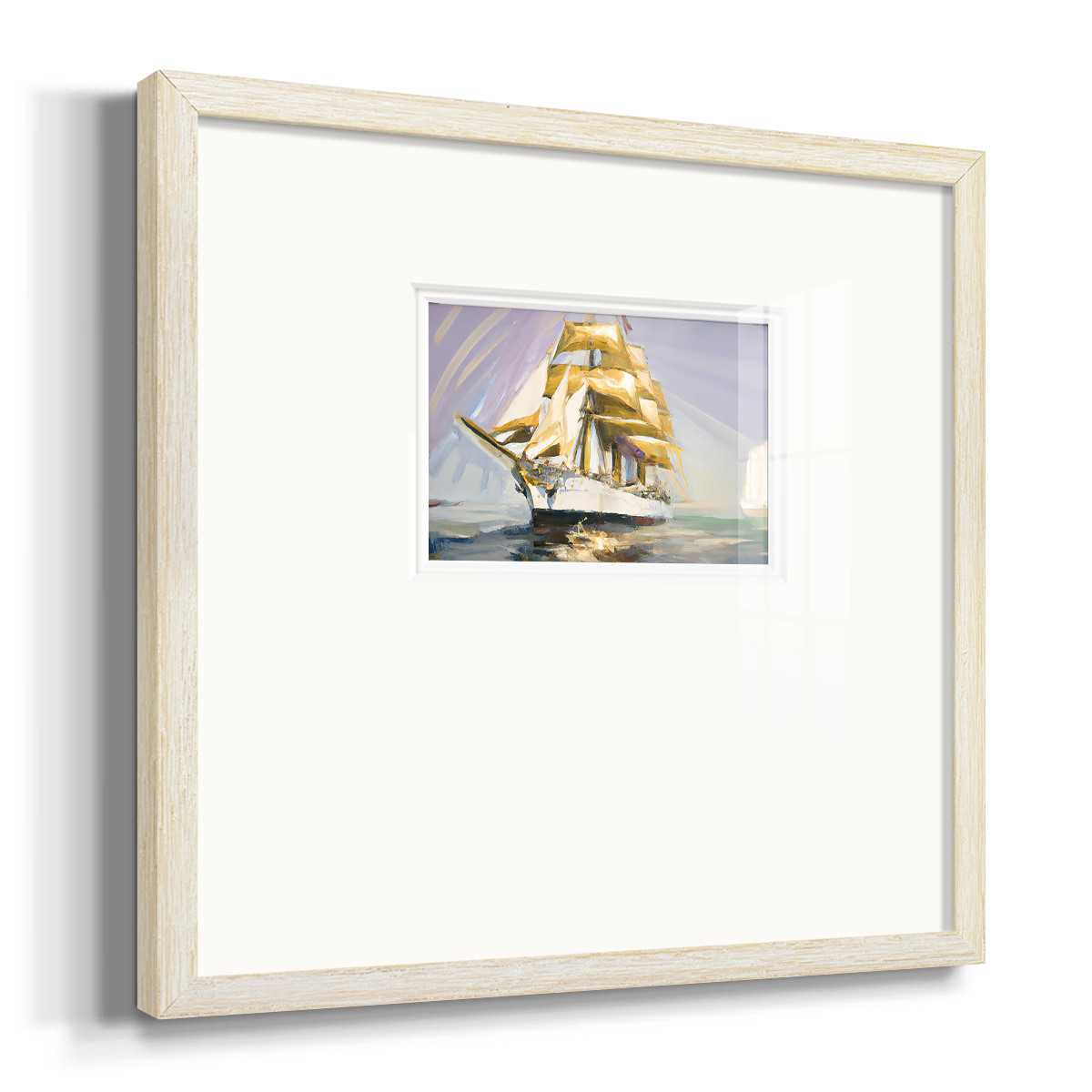 Golden Sail IIIPremium Framed Print