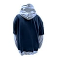 thumbnail image 3 of Men's Fanatics Navy/Heather Gray Dallas Cowboys Big & Tall Twofer Pullover Hoodie, 3 of 3
