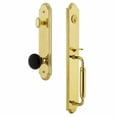 thumbnail image 3 of Grandeur Arc Single Cylinder Handleset with C Grip and Coventry Knob, 3 of 5