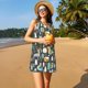 thumbnail image 3 of Balery Moose Squirrel owls tree Vestidos de verano para mujer con estampado: vestido holgado sin mangas, vestido playero informal y cómodo para días calurosos., 3 of 7