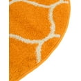 thumbnail image 3 of Unique Loom Trellis Frieze Collection Area Rug - Rounded (7' 10" Round Orange/Ivory), 3 of 7