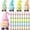 C, variant on St Patrick's Day Gnomes, PVC Collectible Figurines, Holiday Decor for Home Tabletop Shelf, 1.4 Inch Mini Gnomes Bulk Set