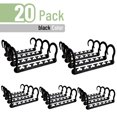 thumbnail image 2 of Perchas para ropa Mr. Pen que ahorran espacio, 20 unidades, de plástico negro, 2 of 7