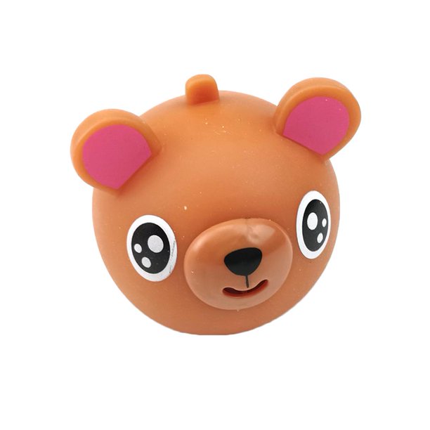 Juguetes para bebés Juguetes de descompresión Juguetes sensoriales lindos para bebés para niños (oso pardo)