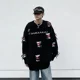 thumbnail image 3 of Ropa de hombre Abrigo Jerseys Suéter de punto para hombre con agujeros Chaqueta azul rasgada Hippie Borla X Pedido Invierno 2024 Estética Meme Divertido, 3 of 5