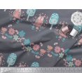 thumbnail image 3 of Soimoi Poly Georgette Fabric Floral,Tree & Owl Kids Print Sewing Fabric Yard 52 Inch Wide, 3 of 3