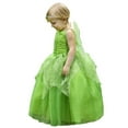 thumbnail image 4 of HAWEE Robe de Princesse Fée Clochette pour Fille Déguisement Costume Fleur Feuille Verte Lutins Fée Cosplay Vêtements, 4 of 5