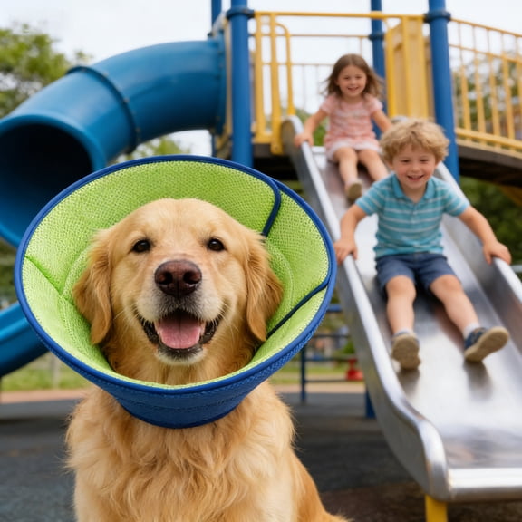 Extra Soft Dog Cone for Dogs After Surgery, Breathable Dog Cones for Large Medium Small Dogs and Cats, Adjustable Dog Recovery Collar for Pets Anti-Biting And Licking Cone