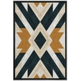 thumbnail image 2 of PixonSign Framed Wall Art Western Decor Geometric Black, White & Brown Diamond Insignia Abstract Wood Panels Boho Woodblock Farmhouse Multicolor Canvas Prints for Home Decor -, 2 of 5