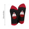 thumbnail image 3 of Luxalzxs Christmas Socks for Men/Women Snowman Print Color Block Socks Comfy Warm Crew Socks Ankle High Winter Cotton Socks Holiday Socking, 3 of 3