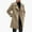Khaki, variant on Men's Wool Blend Pea Coat Classic Notched Collar Double Breasted Overcoat Warm Winter Oversized Trench Coat