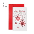 thumbnail image 1 of Koszal 6Pcs Xmas Gift Hollow Hanging Tag Christmas Holiday Present Name Card Label, 1 of 8