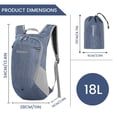 thumbnail image 2 of Mochila ZOMAKE Ultra Ligera y Plegable 18L Resistente al Agua, 2 of 6