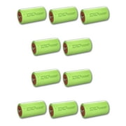 10x Exell 1.2V 6000mAh NiMH D Rechargeable Battery Button Top Cell