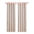 thumbnail image 2 of Ecologee Jill 100% Blackout Tie Top Single Indoor Curtain Panel, Coral, 38" W x 84" L, 2 of 8