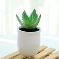 thumbnail image 4 of 4 Uds simulación de plantas suculentas en macetas adornos creativos flores artificiales decoración interior plantas verdes, 4 of 5