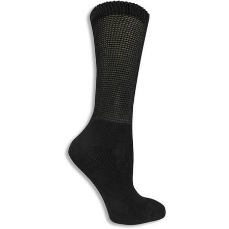 Dr. Scholl's Women's Diabetic and Circulatory Crew Socks 2 Pack