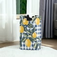 thumbnail image 6 of Yayeee Freestanding Laundry Hamper with Handle Collapsible Large Storage Basket for Clothes, Retro Beige Lemon, 6 of 7