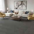 thumbnail image 3 of Ottomanson Oversized Shag Rug 7'10" x 29' – Plush Non-Slip Carpet for Living Room, Large Spaces, Gray, 3 of 6
