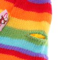 thumbnail image 4 of Perro Bufanda Sombrero de Punto Rayas Sombreros Calcetines Mascotas Accesorios de Invierno 1 Unidades - Rainbow XS, tal se describe Yinane Calcetines de la bufanda del sombrero del pequeño perro, 4 of 8