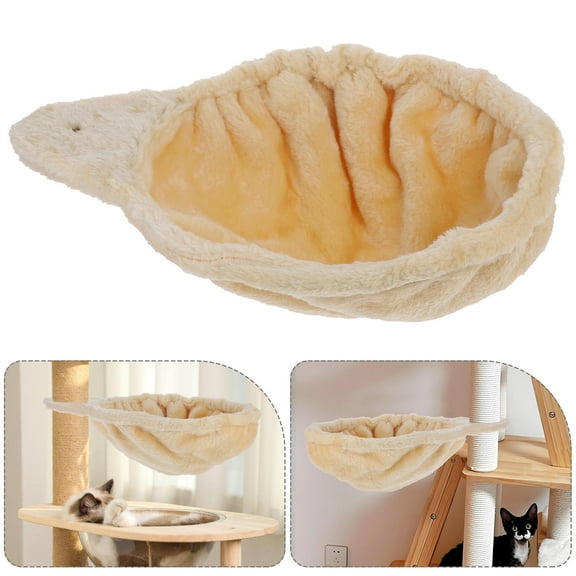 PBPBOX 1Pack Cat Climbing Frame Accessories with Soft Cat Bed Hammock for Indoor Cats
