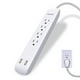 thumbnail image 1 of Protector contra sobretensiones Power Strip Philips SPC6244WC/37, 4 salidas, 1 of 7