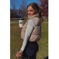 thumbnail image 4 of Women Cropped Puffer Vest Stand Collar Sleeveless Zip Up Padded Gilet Outerwear, 4 of 6