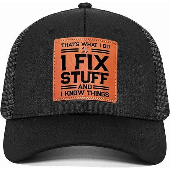 Gifts for Men, Dad, Grandpa, Him Christmas - Birthday Gifts for Men Unique - Dad Birthday Gifts - Funny, Cool Mens Gifts Ideas - Mens Birthday Gift Ideas - for Him, Grandpa, Handyman, Dad Hat Black