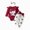 Z140-Wine, variant on Cdudpw Newborn Baby Girls Clothes Ribbed Ruffled Romper Floral Pants Headband Infant Outfit Set(Z140-Wine)