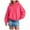 Hot Pink, variant on Xudanell Pullover Sweatshirts for Women Pullover Lightweight Sweatshirts Oversized Hoodies Long Sweatshirt Dark Green XXL
