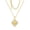 Gold, variant on Clover Necklace for Women Birthday Gifts Dainty 14K Gold Plated CZ Pendant Necklaces Blue Four Leaf Clover Pendant Necklace Lucky Blue Charm Necklaces Simple Lucky Jewelry