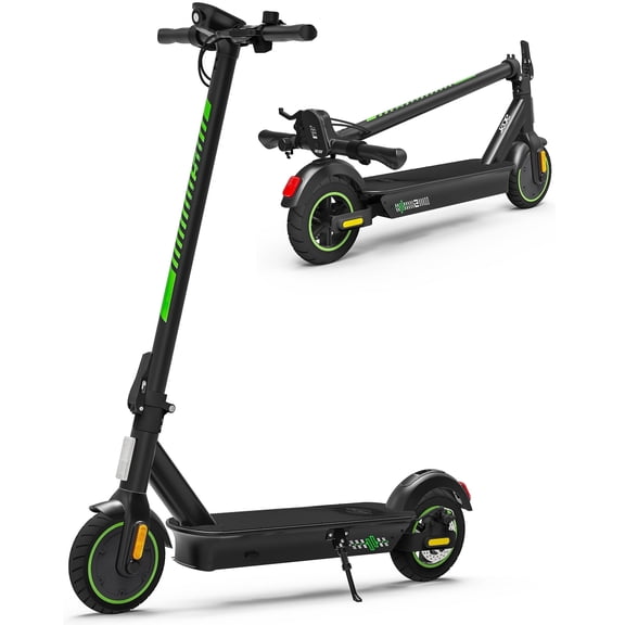 HILLVIGO Adults Electric Scooter,Max Speed 25 Km/h, 39 Miles Long Range, 600W Peak Motor, 10” Anti-slip inflatable Tires, Dual Brake System and App, UL 2272