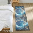 thumbnail image 3 of Yayeee Runner Rug for Bedroom 2'x6' Machine Washable Hallway Non Slip Mat, Floral Moon, 3 of 8