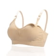 thumbnail image 1 of Sujetador de lactancia con hebilla delantera para embarazadas, ropa interior para mujer, aro sin acero, antidesbordamiento, ajustable, para lactancia materna, 1 of 6