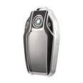 thumbnail image 2 of Funda para llave de BMW con pantalla LCD 740li/730, carcasa 530Le, pantalla táctil, botón Gt, sistema 6/x7, bolsa con textura de cuero para coche, 2 of 5