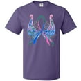 thumbnail image 3 of Inktastic Thyroid Cancer Awareness with Butterfly Ribbon Words T-Shirt, 3 of 5