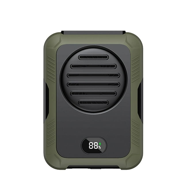 MYG 6000mAh Portable Waist Clip Fan Belt Fan Body Fan