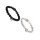 thumbnail image 1 of Jumpingount Pulseras de pareja de Pulseras de cuentas magnéticas de piedra natural Regalos para amigos de la familia Ropa, zapatos y accesorios Miscelánea Numero 5 Jumpingount AP007125-05, 1 of 6