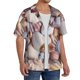 thumbnail image 2 of Fotbe Sea Shells Camisa Estampada de Manga Corta para Hombre, Casual de Verano, Estilo Playero, Sin Arrugas-3X-Large, 2 of 5