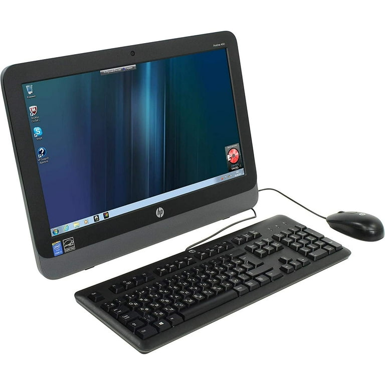Restored Hp ProOne 400 G1 All In One Computer, Intel Core i5-4570T