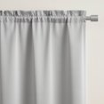 thumbnail image 2 of Mainstays Blackout Curtain Panels, Set of 2, Grey Dawn, 30" W x 95" L, 2 of 4