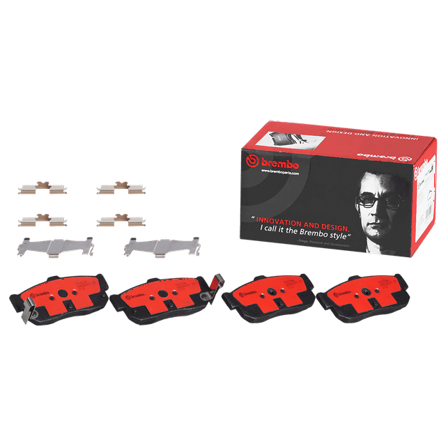 Brembo Brake Pad P56029N NAO; FMSI Number D540-7421; Ceramic; Set Of 4; With Hardware