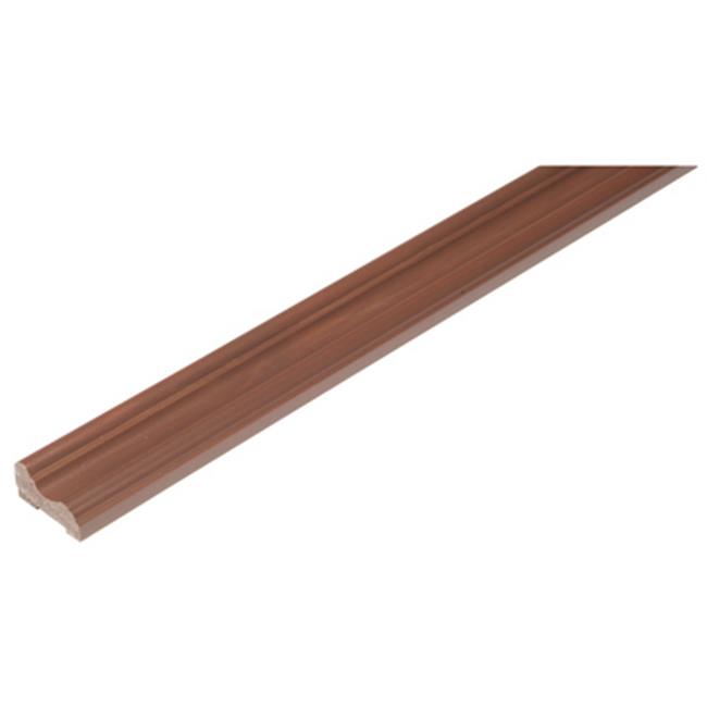 Plastibec 3020980 1 62 X 0 81 Inch Colonial Chair Rail Solid Pvc Redwood Pre Finished Moulding Pack Of 20 Walmart Com Walmart Com