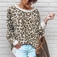 thumbnail image 4 of Qarigey Jersey de leopardo Sexy de otoño para mujer, sudadera de mezcla de algodón para acampar, senderismo y viajar, ropa de fiesta, regalo Prendas para la parte del cuerpo, 4 of 5