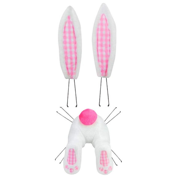 Nomeni Home Decor Easter Door Decorations Bunny Butt Wreath Kit Easter Spring Outdoor Hanging