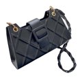 thumbnail image 4 of Bolso de hombro femenino Ticfox de cuero PU impermeable gran capacidad, 4 of 14